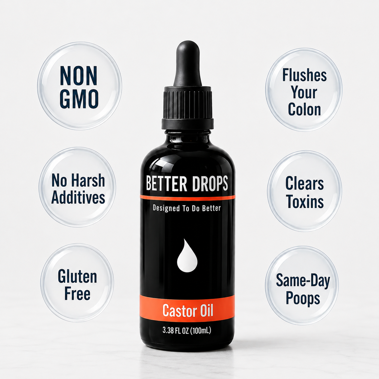 BetterDrops™ Castor Oil